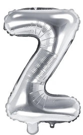 Globo de foil Letra ''Z'', 35cm, plata